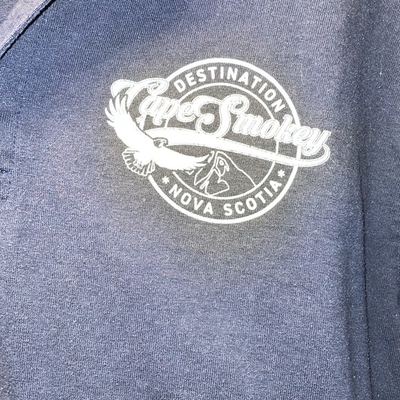 Destination Cape Smokey Staff blue Polo shirt Ski Resort Cape Breton Nova Scotia - Picture 3 of 8